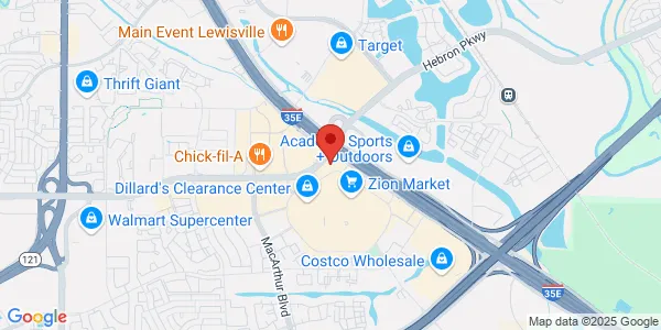 Map of 2403 Stemmons Fwy Ste 103 Lewisville, TX 75067
