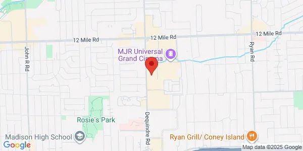 Map of 28284 Dequindre Road Warren, MI 48092