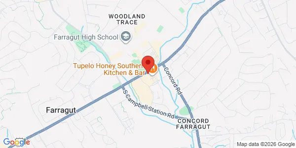 Map of 105 Biddle Farms Blvd Ste B-100 Knoxville, TN 37934