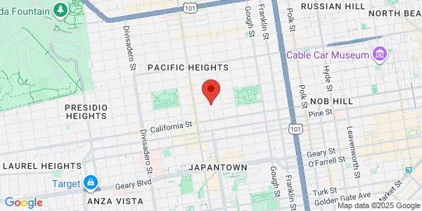 Map of 2100 Webster St Ste 103 San Francisco, CA 94115
