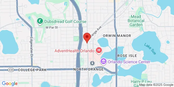 Map of 2902 N Orange Ave Ste C Orlando, FL 32804