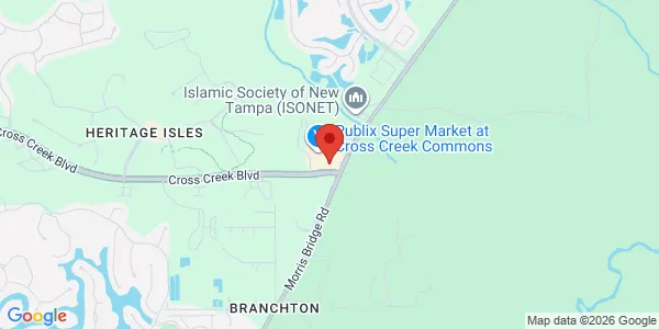 Map of 10950 Cross Creek Blvd Tampa, FL 33647