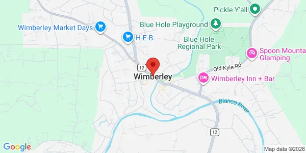 Map of 201 Fm 3237 Wimberley, TX 78676
