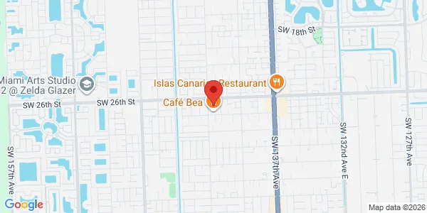Map of 2705 SW 142nd Ave Miami, FL 33175