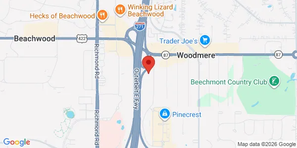 Map of 3690 Orange Pl Ste 111 Beachwood, OH 44122