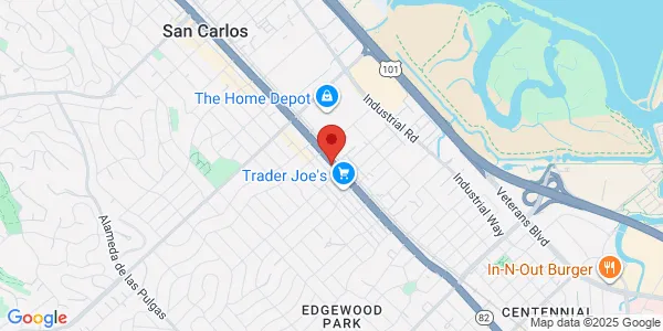 Map of 1354 El Camino Real San Carlos, CA 94070