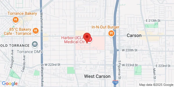 Map of 1124 W Carson St Fl 1 Saint John's Building Torrance, CA 90502
