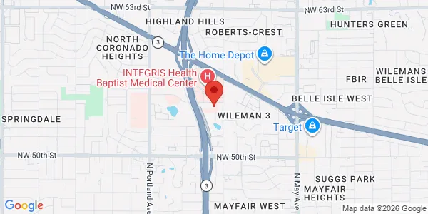 Map of 3330 NW 56th St Ste 510 Oklahoma City, OK 73112