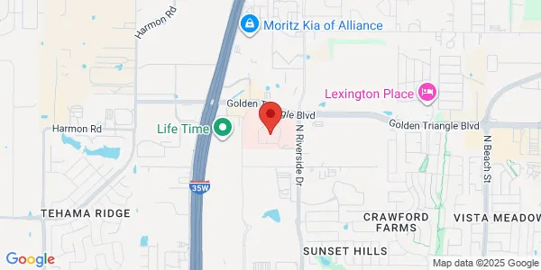 Map of 10840 Texas Health Trl Ste 280 Fort Worth, TX 76244