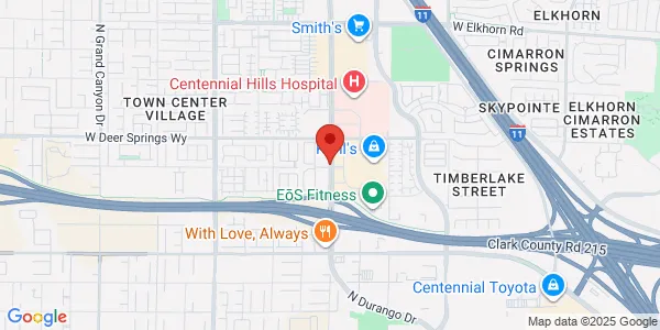 Map of 6675 North Durango Dr Las Vegas, NV 89149