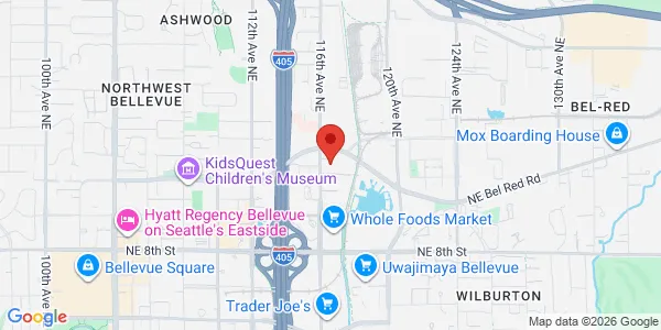 Map of 1310 116th Ave NE Bellevue, WA 98004