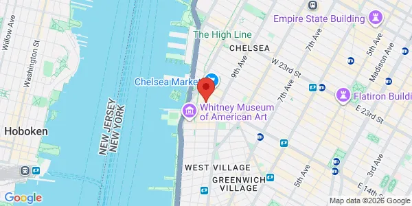 Map of 426 W 14th St Fl 3 New York, NY 10014