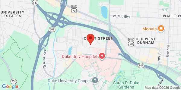 Map of 501 Douglas St Durham, NC 27705
