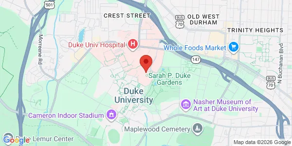 Map of 40 Duke Medicine Cir Room 4202 Durham, NC 27710