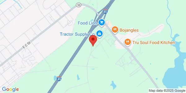 Map of 2503 East Lyon Station Rd Creedmoor, NC 27522