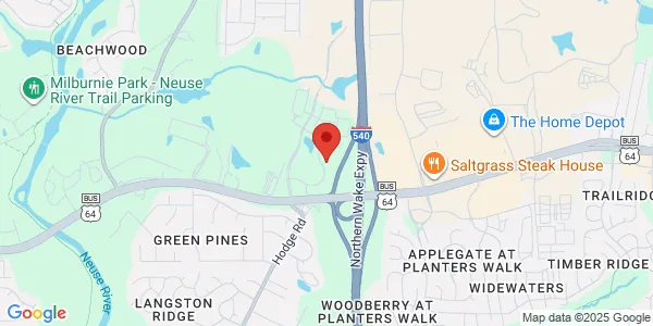 Map of 162 Legacy Oaks Dr Knightdale, NC 27545