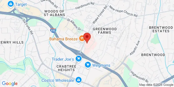 Map of 3320 Wake Forest Rd Medical Office Bldg 6 Raleigh, NC 27609
