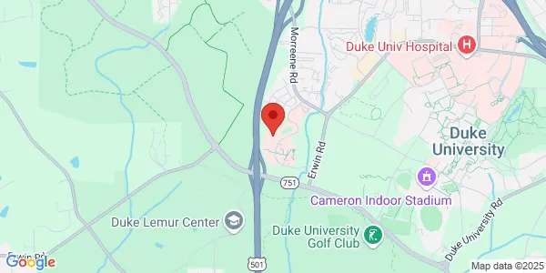 Map of 3475 Erwin Rd Ste 200 Durham, NC 27705