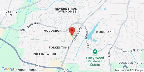 Map of 5842 Fayetteville Rd Ste 108 Durham, NC 27713