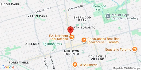 Map of LL09 - 2401 Yonge Street Toronto, ON M4P 3H1 Canada