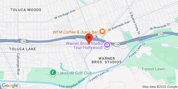 Map of 3808 W Riverside Dr Ste 120 Burbank, CA 91505