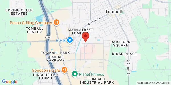 Map of 444 Holderrieth Blvd Ste 1 Tomball, TX 77375