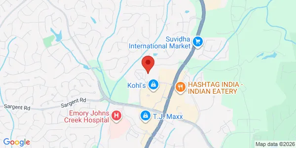 Map of 4275 Johns Creek Pkwy Ste C Suwanee, GA 30024