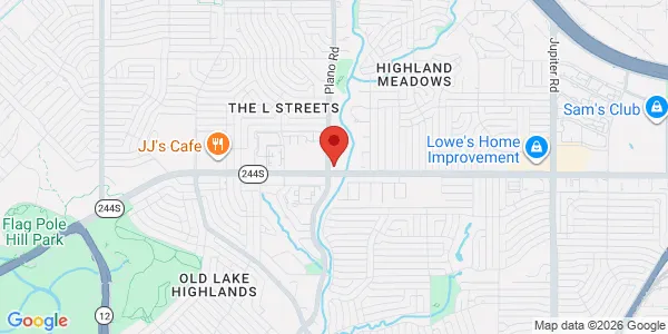 Map of 10705 Northwest Hwy Dallas, TX 75238