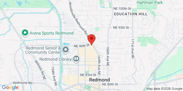 Map of 8980 161st Ave NE Redmond, WA 98052