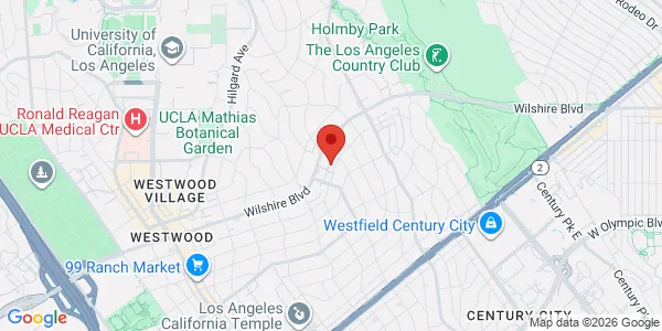 Map of 10511 Ashton Ave Ste 202 Los Angeles, CA 90024