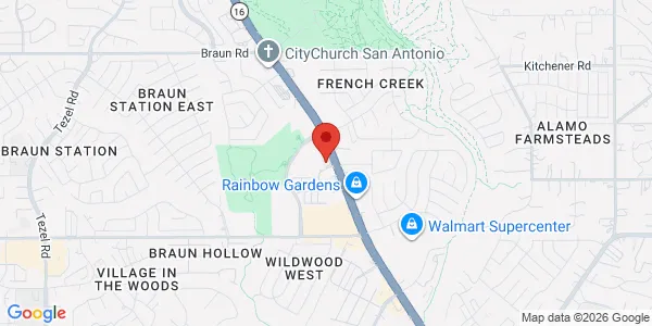 Map of 8703 Bandera Rd San Antonio, TX 78254