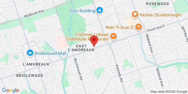 Map of 3850 Finch Avenue E Suit  B-09 Toronto, ON M1T 3E7 Canada