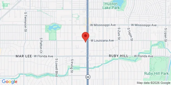 Map of 1339 S Federal Blvd Denver, CO 80219
