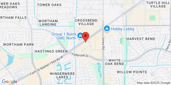 Map of 11307 Fm 1960 Rd W Ste 250 Houston, TX 77065