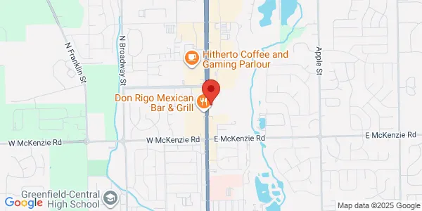 Map of 1317 N State St Greenfield, IN 46140