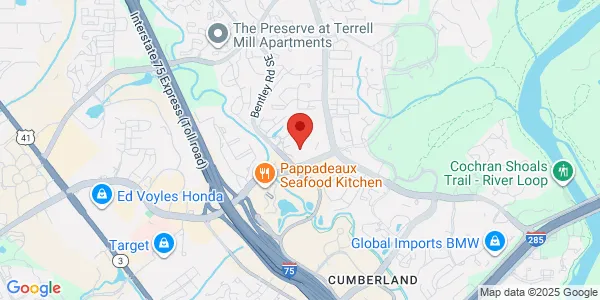Map of 1950 Spectrum Cir 505 Ste 505 Marietta, GA 30067