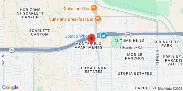 Map of 2340 E Beardsley Rd Ste 120 Phoenix, AZ 85024