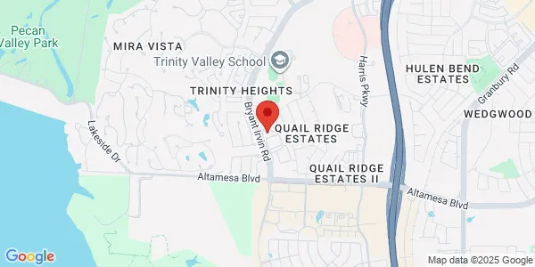 Map of 6949 Bryant Irvin Rd Fort Worth, TX 76132