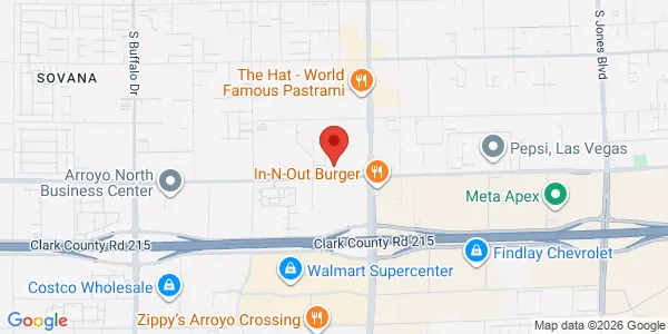Map of 7040 W Sunset Rd Las Vegas, NV 89113