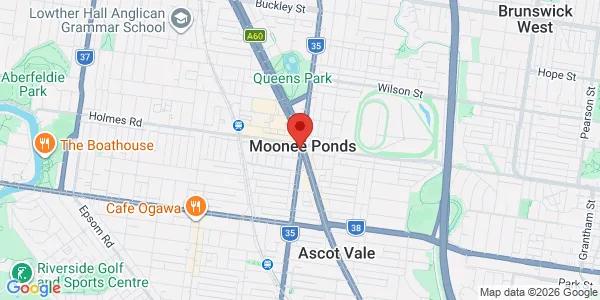 Map of 347 Ascot Vale Rd Moonee Ponds Victoria 3039 Australia