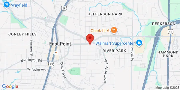 Map of 2788 Bayard St Ste 100 East Point, GA 30344