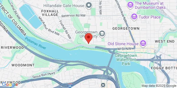 Map of 3800 Reservoir Rd NW Washington, DC 20057