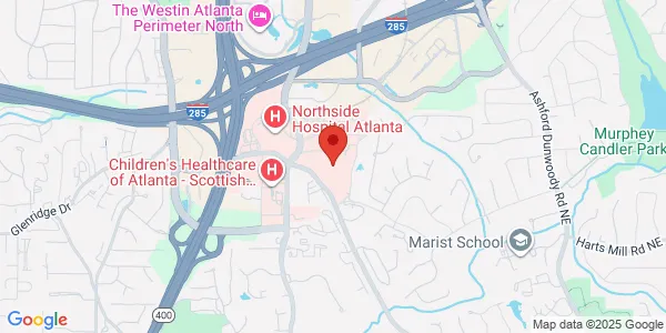 Map of 1100 Johnson Ferry Rd NE Ste 600 Atlanta, GA 30342