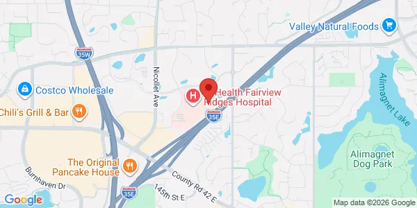 Map of 305 E Nicollet Blvd Ste 200 Burnsville, MN 55337
