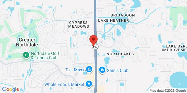 Map of 16318 N Dale Mabry Hwy Tampa, FL 33618