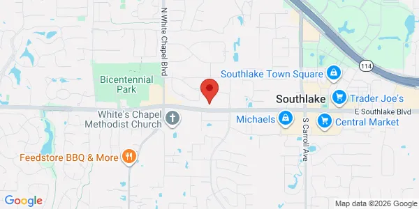 Map of 510 E Southlake Blvd Ste 140 Southlake, TX 76092