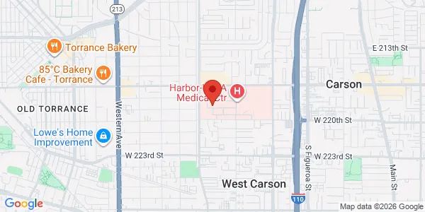 Map of 21828 S Normandie Ave Torrance, CA 90502