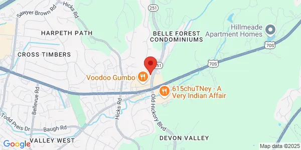 Map of 213 Old Hickory Blvd Nashville, TN 37221