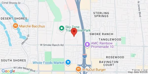 Map of 7200 Cathedral Rock Dr Ste 180 Las Vegas, NV 89128