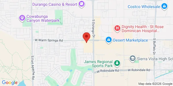 Map of 7345 S Durango Dr Ste 111 Las Vegas, NV 89113